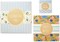 3-Pack Assorted Gift Boxes with Floral & Stripe Designs – Decorative Gift Boxes for Valentine’s Day, Birthdays, Bridal Showers & Mother’s Day (Blue, yellow)